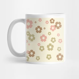 Retro Flowers Dango Mug